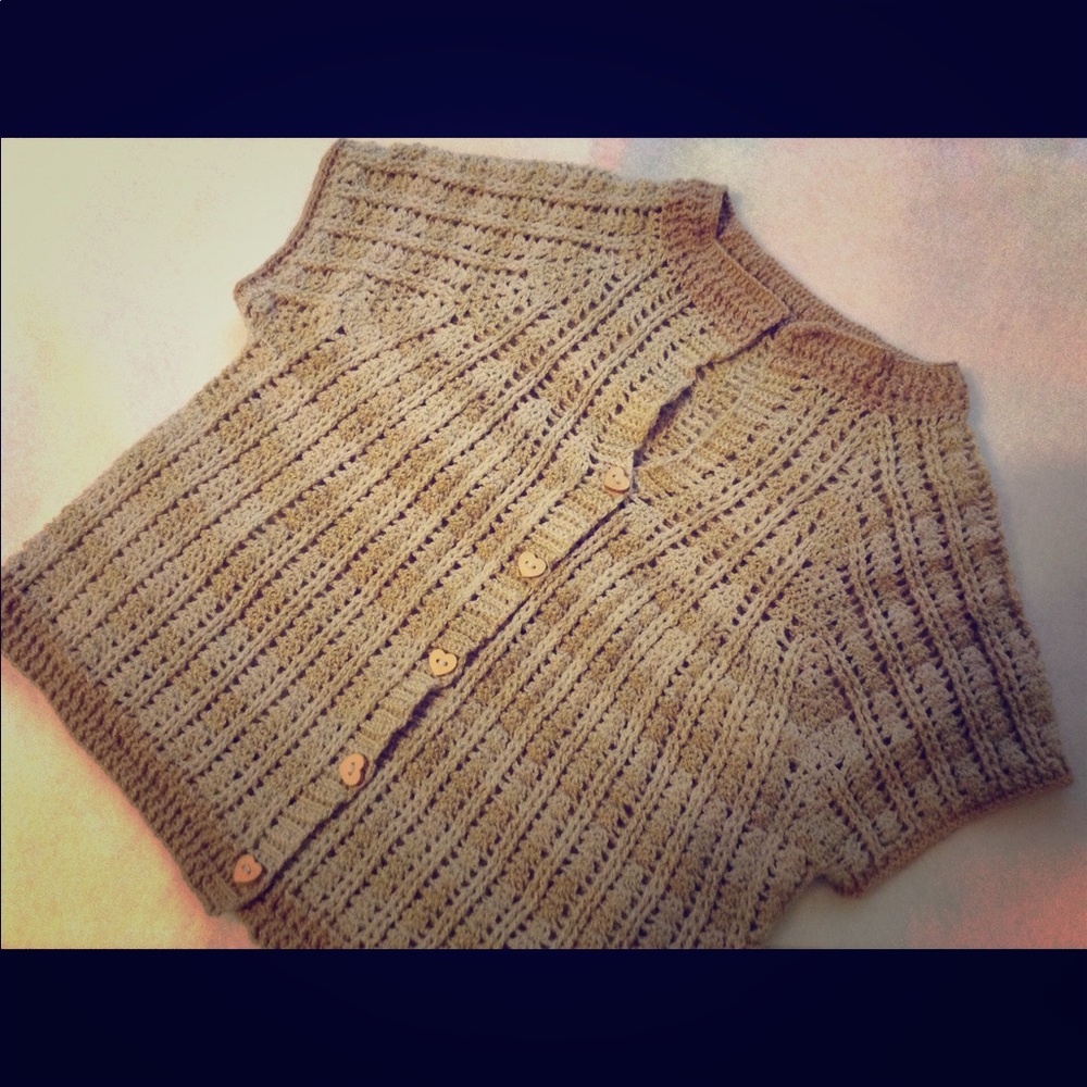 Handmade Top, Crocheted Top